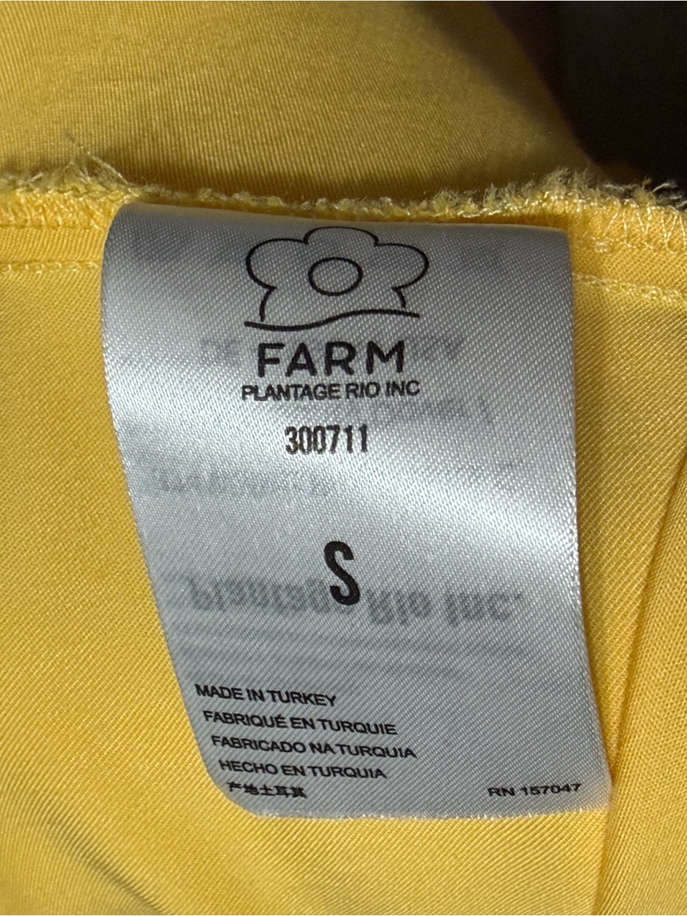FARM Rio Yellow Cutout Midi Dress Beaded Tassels Size S - Picture 6 of 11